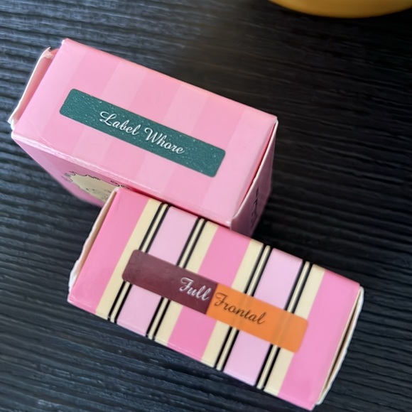 Two Faced Eye Shadow Lot (2) - Full Frontal * Label Wh*re - NIB - Picture 3 of 3